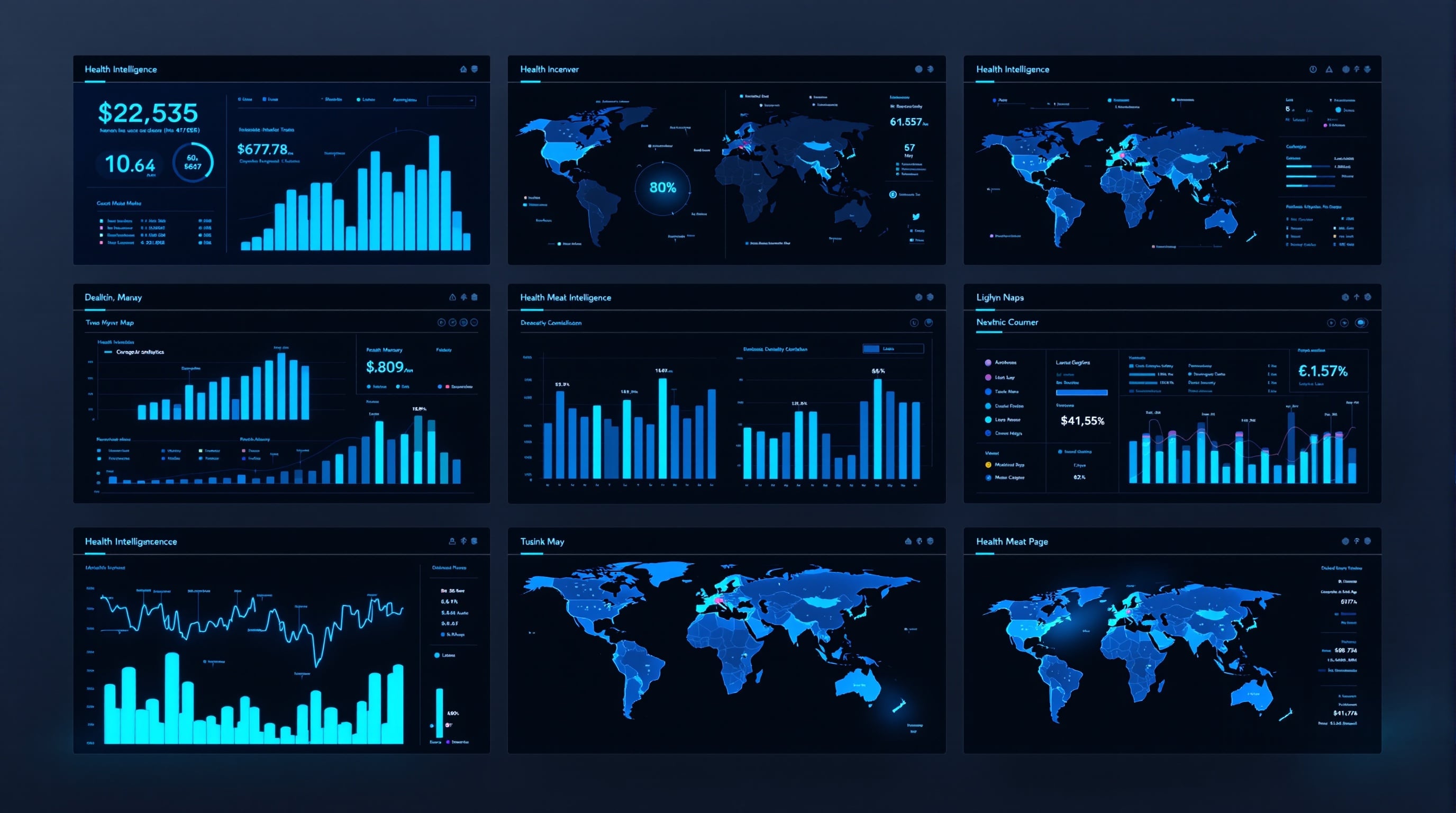 NCD Sentinel platform dashboard showing health analytics and WHO reporting